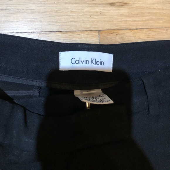Calvin Klein black flare trousers - Picture 2 of 4